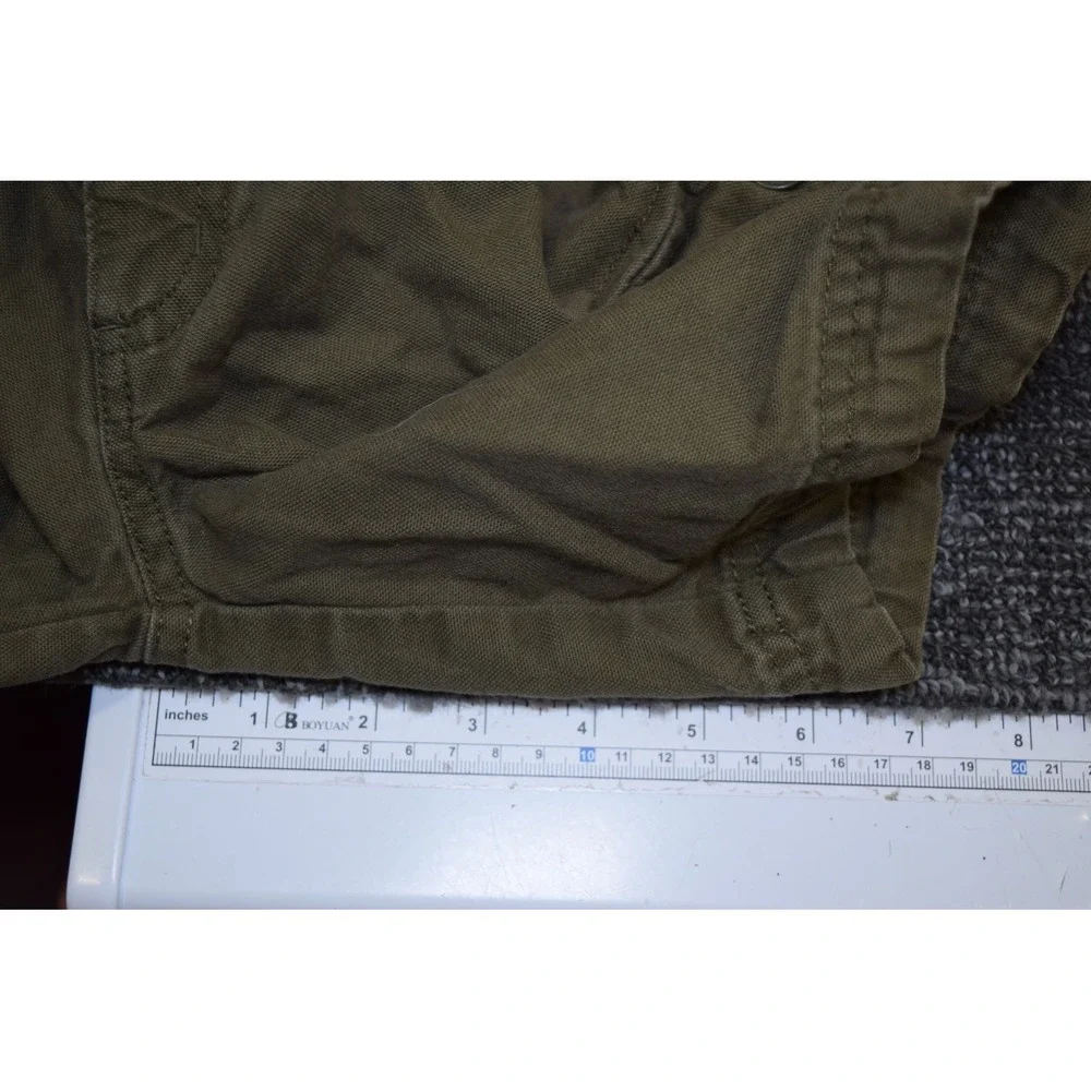 2007 Gymboree Heavy Twill Cotton Cargo Shorts BOYS 6 Green